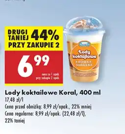 Biedronka Lody Koral oferta