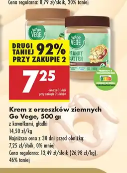 Biedronka Krem orzechowy Go Vege oferta