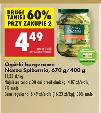 Biedronka Ogórki Nasza Spiżarnia oferta