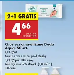 Biedronka Chusteczki Dada oferta