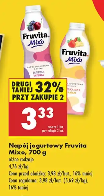 Biedronka Napój FruVita oferta