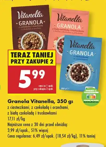 Biedronka Granola Vitanella oferta