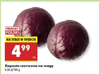 Biedronka Kapusta czerwona Polski oferta