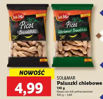 Lidl Sol&mar paluszki chlebowe oferta