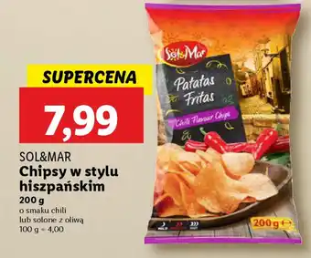 Lidl Sol&mar chipsy w stylu hiszpańskim oferta