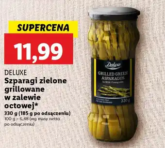 Lidl Deluxe szparagi zielone grillowane w zalewie octowej oferta