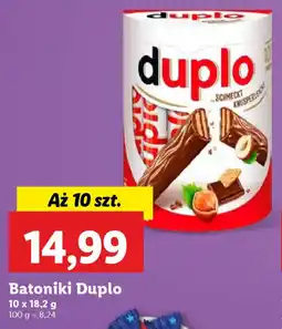 Lidl Batoniki Duplo oferta