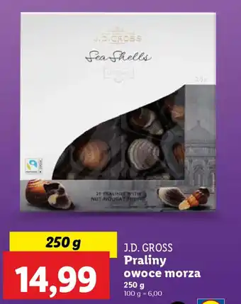 Lidl J.D. GROSS Praliny owoce morza oferta