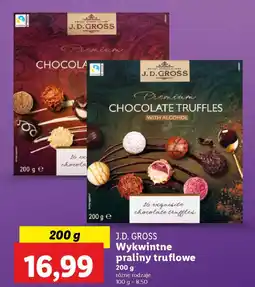 Lidl J.D. GROSS Wykwintne praliny truflowe oferta