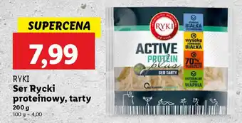 Lidl Ryki ser rycki proteinowy, tarty oferta