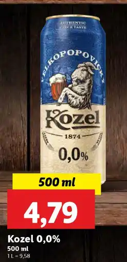 Lidl Kozel 0,0% oferta