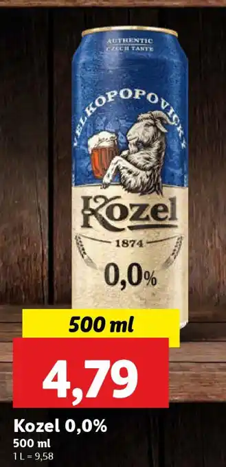 Lidl Kozel 0,0% oferta