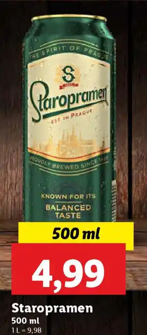 Lidl Staropramen oferta