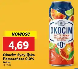 Lidl Okocim Sycylijska Pomarańcza 0,0% oferta