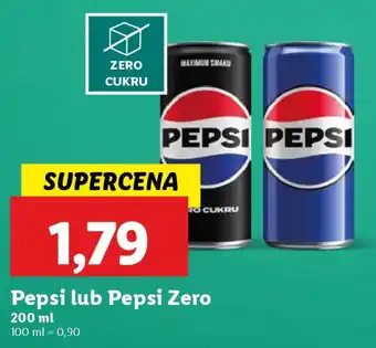 Lidl Pepsi lub Pepsi Zero oferta