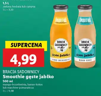 Lidl Bracia sadownicy smoothie gęste jabłko oferta