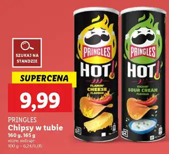 Lidl Pringles chipsy w tubie oferta