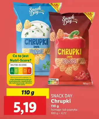 Lidl Snack day chrupki oferta