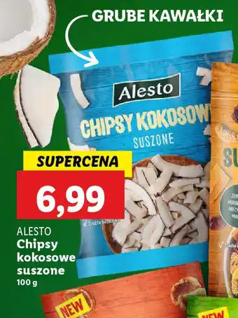 Lidl Alesto chipsy kokosowe suszone oferta