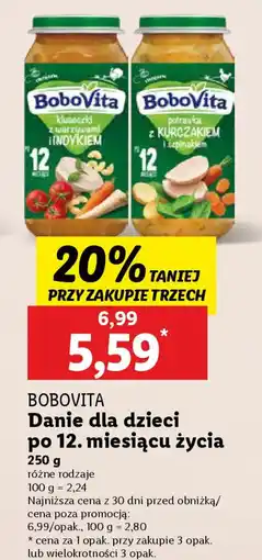 Lidl Bobovita danie dla dzieci po 12. miesiącu życia oferta