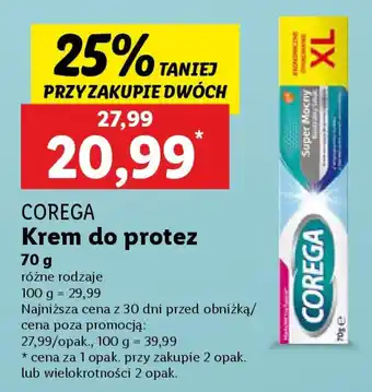 Lidl Corega krem do protez oferta