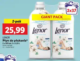 Lidl Lenor płyn do płukania oferta