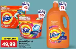 Lidl Vizir kapsułki lub żel do prania oferta