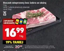 Delikatesy Centrum Boczek wieprzowy bez żebra ze skórą oferta