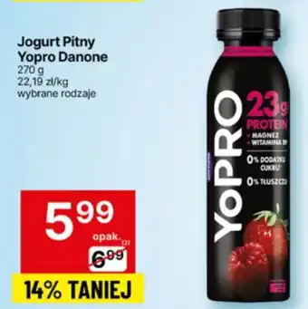 Delikatesy Centrum Jogurt Pitny Yopro Danone oferta