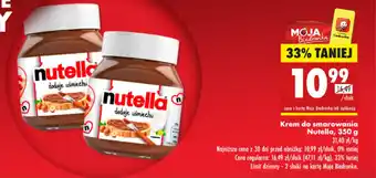 Biedronka Krem do smarowania Nutella oferta