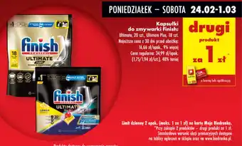 Biedronka Kapsułki do zmywarki Finish oferta