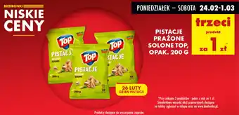 Biedronka Pistacje prażone solone top oferta