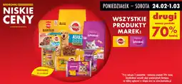 Biedronka Wszystkie produkty marek pedigree, whiskas oferta