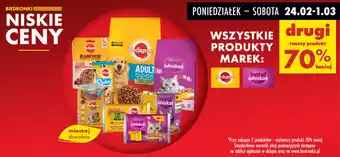 Biedronka Wszystkie produkty marek pedigree, whiskas oferta