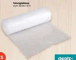 Dealz Folia bąbelkowa oferta