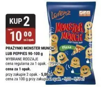 bi1 Prażynki monster munch lub peppies oferta