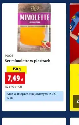 Lidl Ser Mimolette w plastrach oferta