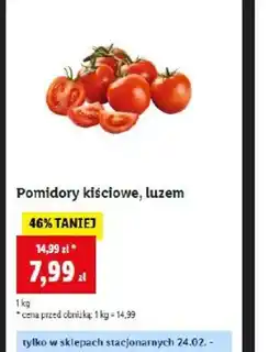 Lidl Pomidory koktajlowe, luzem oferta