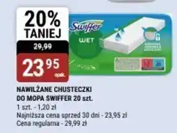 bi1 Nawilżane chusteczki do mopa swiffer oferta