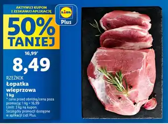 Lidl Rzeźnik łopatka wieprzowa oferta