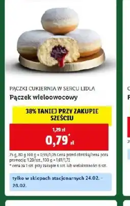 Lidl Pączek wielowodowy oferta