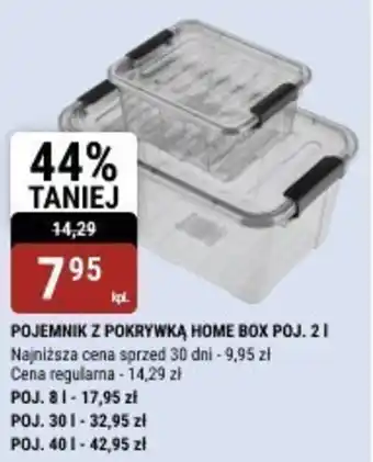 bi1 Pojemnik z pokrywką home box oferta