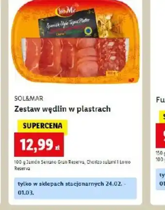 Lidl Zestaw wędlin w plastrach oferta