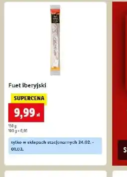 Lidl Fuet Iberyjski oferta