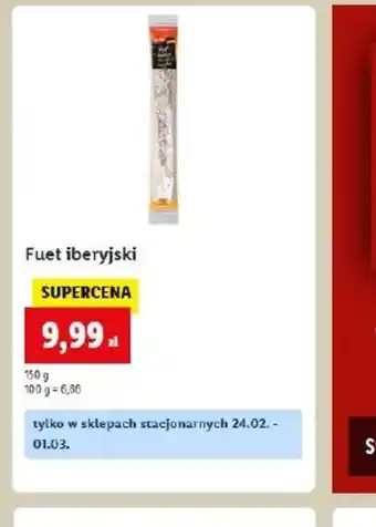 Lidl Fuet Iberyjski oferta