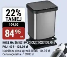 bi1 Kosz na śmieci paso karbon oferta