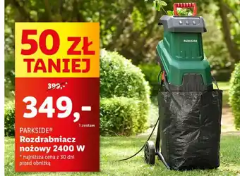 Lidl Parkside® Rozdrabniacz nożowy 2400 W oferta