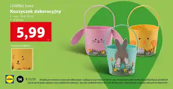 Lidl LIVARNO home Koszyczek dekoracyjny oferta