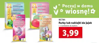 Lidl METMA Farby lub naklejki do jajek oferta