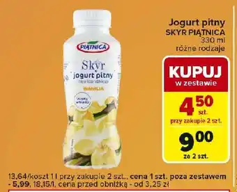 Carrefour Express Jogurt typu islandzkiego wanilia Piątnica skyr oferta